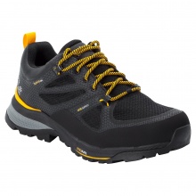 Jack Wolfskin Hiking Shoes Force Striker Texapore Low Waterproof Black/Yellow Men